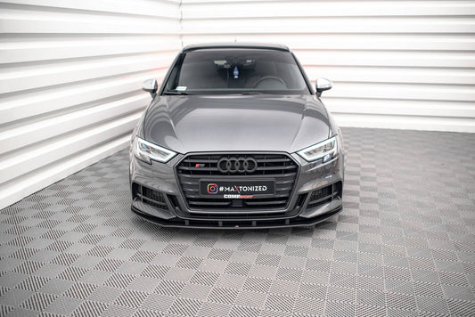 Street pro front splitter audi s3 / a3 s-line sportback 8v facelift