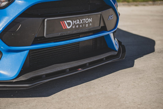 Street pro front splitter + flaps ford focus rs mk3