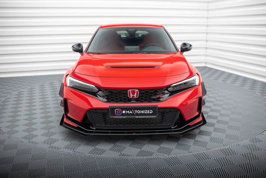 Street pro front splitter + flaps honda civic type-r mk 11