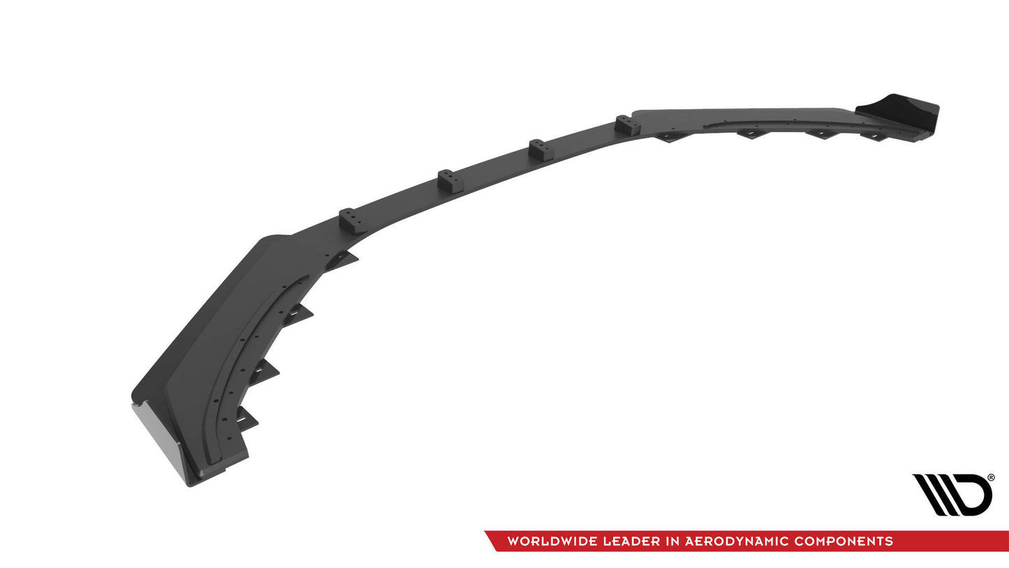 Street pro front splitter + flaps hyundai veloster n mk2