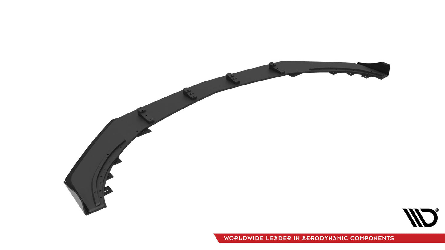 Street pro front splitter + flaps mercedes-benz a 45 amg aero w176 facelift