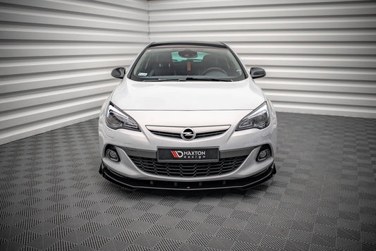 Street pro front splitter v.1 + flaps opel astra gtc opc-line j