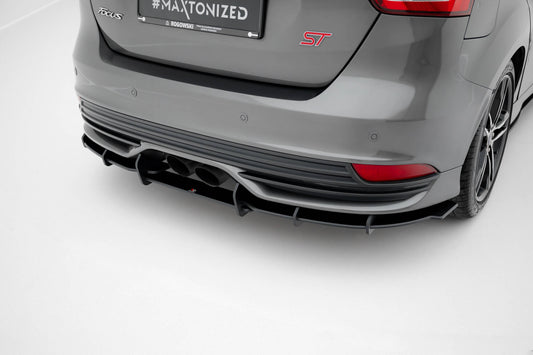 Street pro rear diffuser ford focus st mk3 facelift