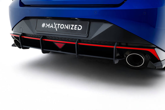 Street pro rear diffuser hyundai elantra n mk7
