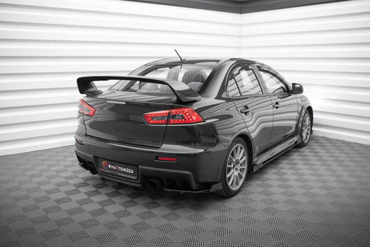 Street pro rear diffuser mitsubishi lancer evo x