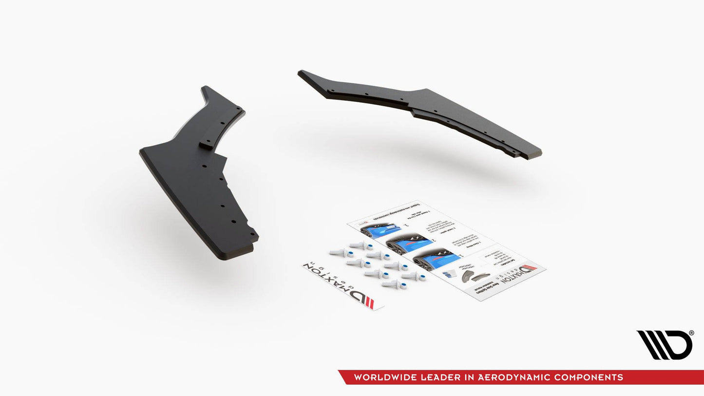 Street pro rear side splitters v.3 for bmw 1 f20 m140i