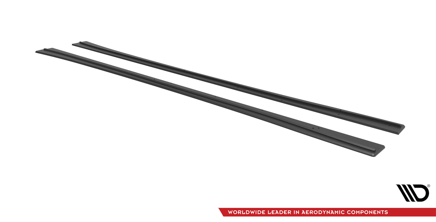 Street pro side skirts diffusers dodge charger rt mk7 facelift