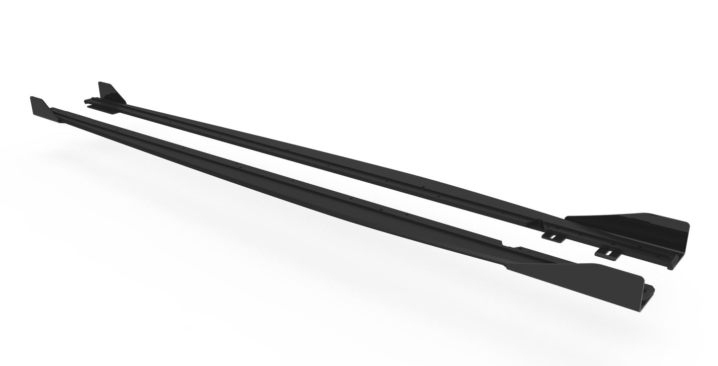 Street pro side skirts diffusers + flaps audi rs3 sedan 8y