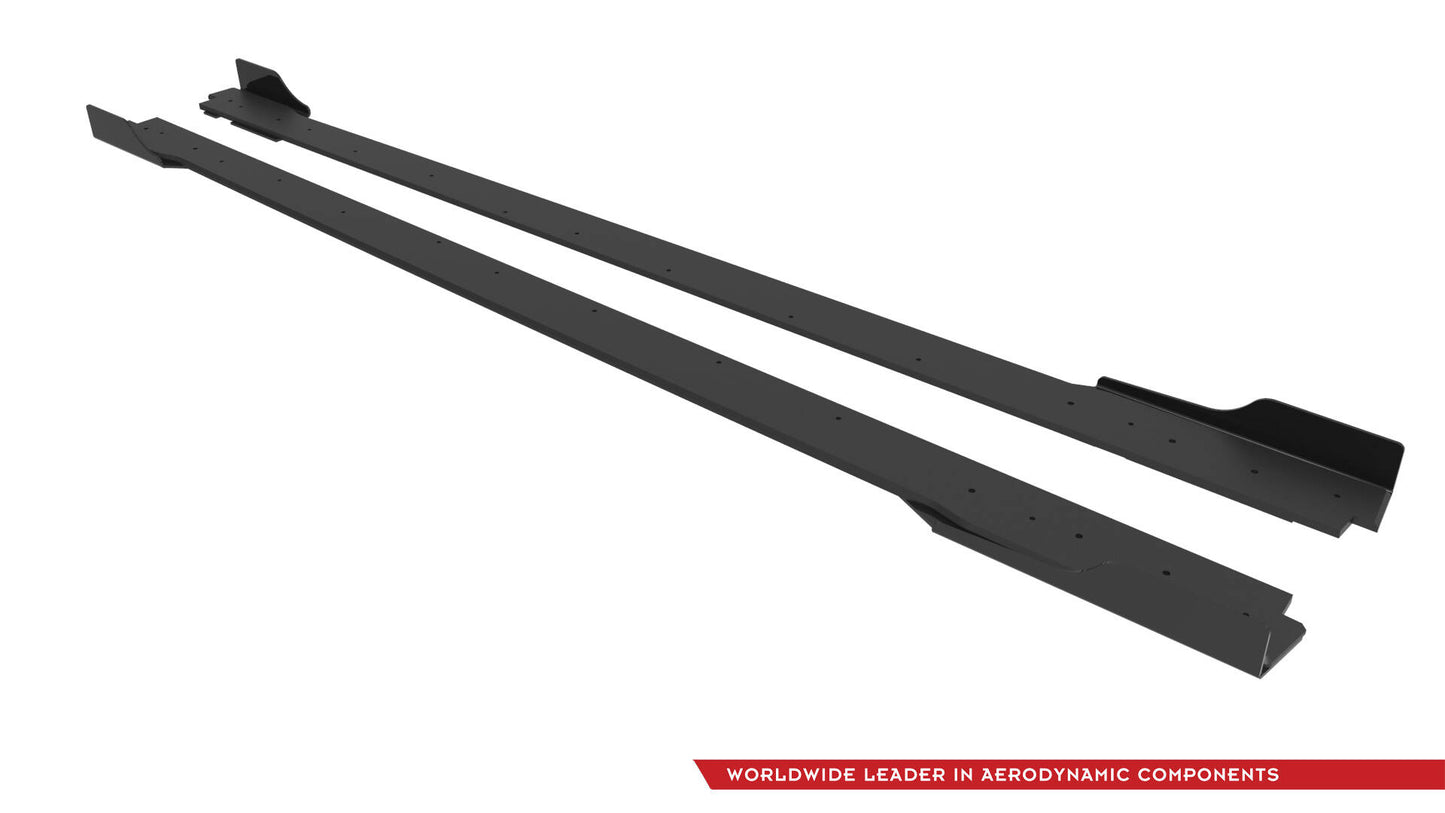 Street pro side skirts diffusers + flaps hyundai veloster n mk2