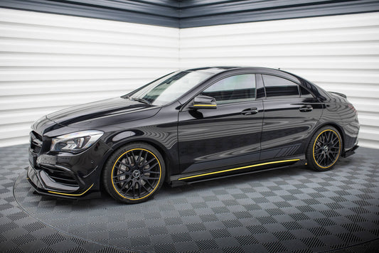 Street pro side skirts diffusers + flaps mercedes-amg cla 45 c117 facelift