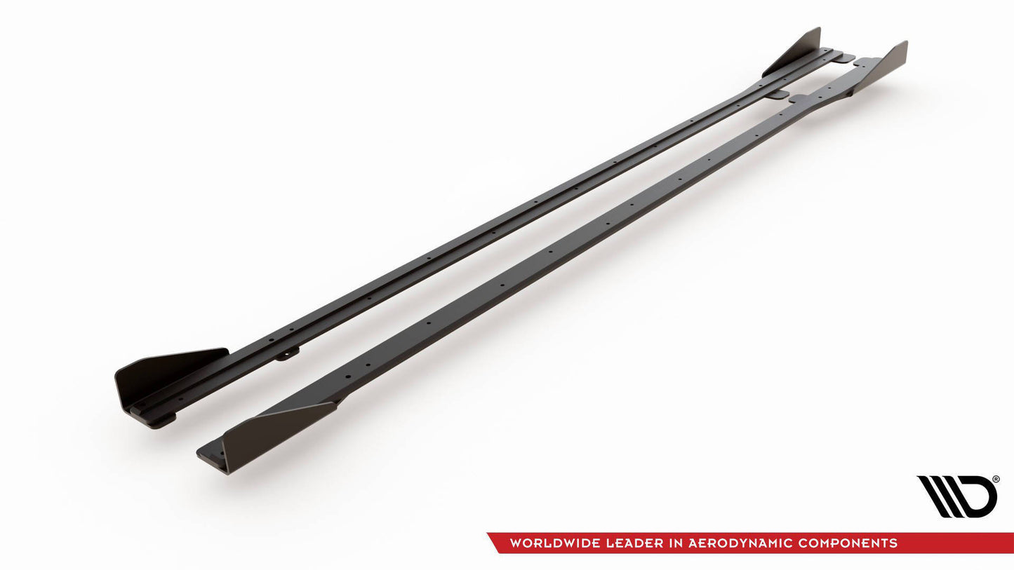 Street Pro Side -hameet Diffusers + Flaps Volkswagen Golf R / R-Line MK7 Facelift