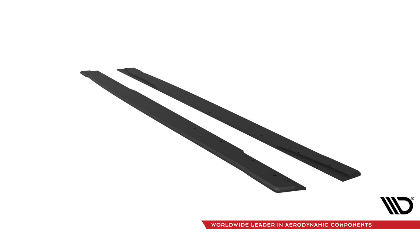 Street pro side skirts diffusers mercedes-amg a35 w177 facelift