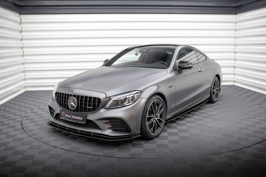 Street pro side skirts diffusers mercedes-amg c43 coupe / cabrio c205 facelift / a205 facelift