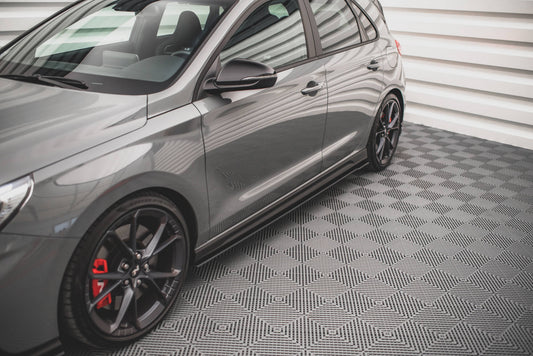 Street pro side skirts diffusers v.2 hyundai i30 n