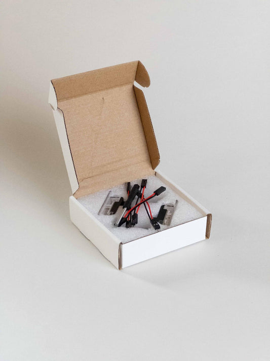 Tesla led lampor lila 2-pack