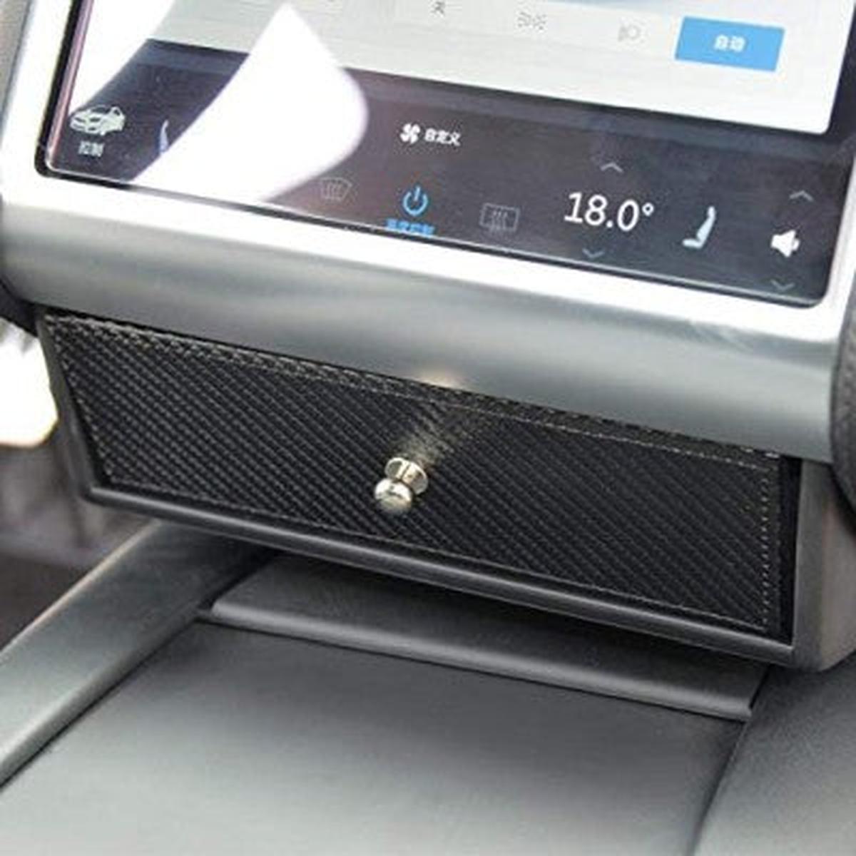 Mittenlåda Kolfiber Tesla Model S & X