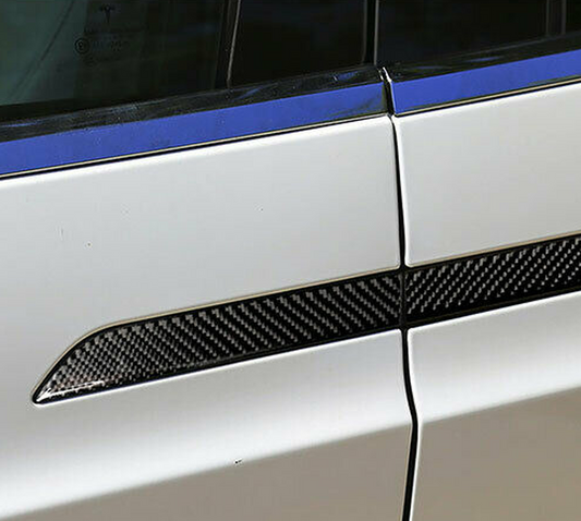 Model X Dörrhantag i ABS med kolfiber utseende