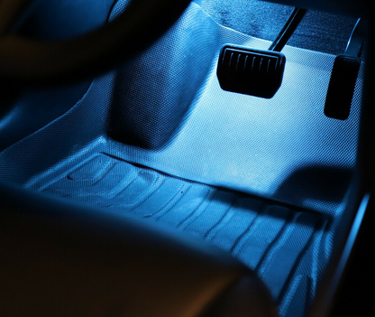 Tesla led lys blå 2-pakning
