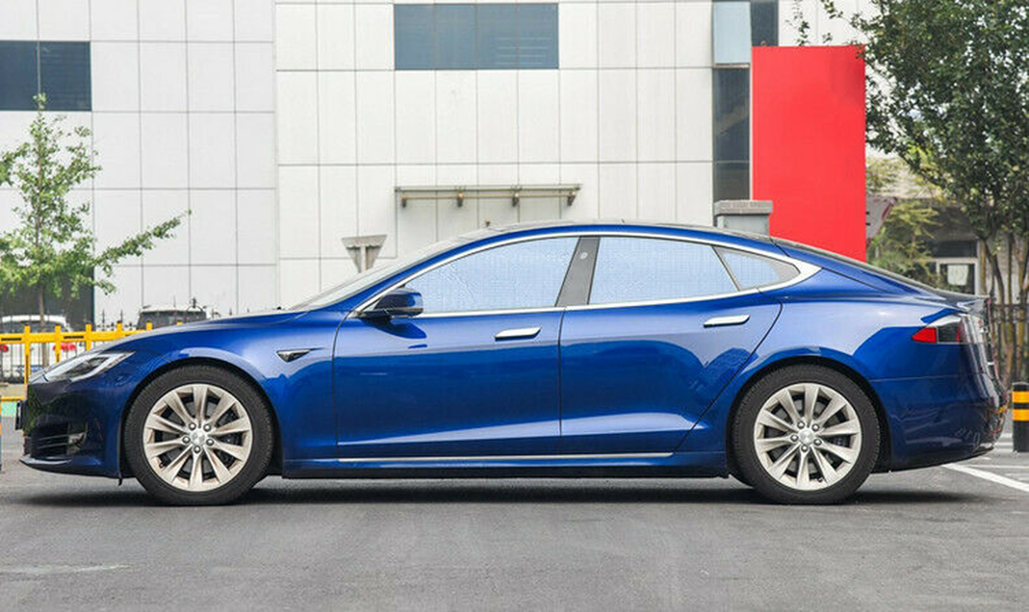 Solskydd Aluminium Tesla Model S