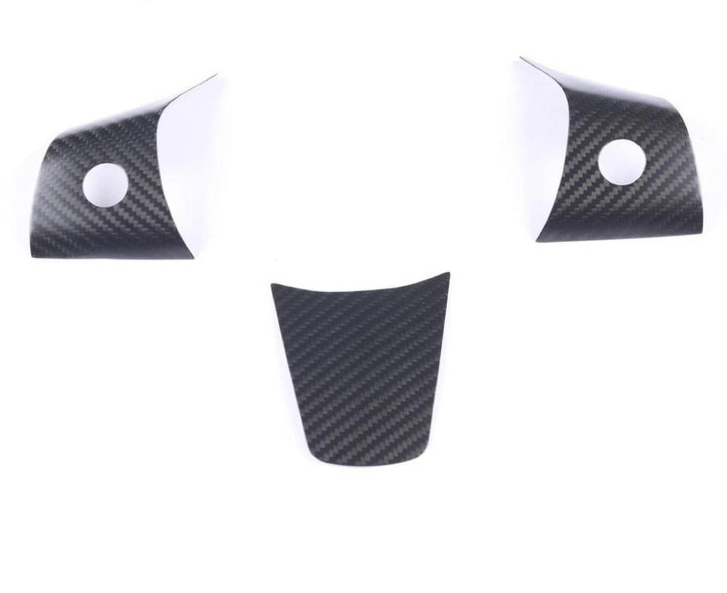 Kolfiber Detaljer för Ratten Blank / Matt Tesla Model 3 & Y