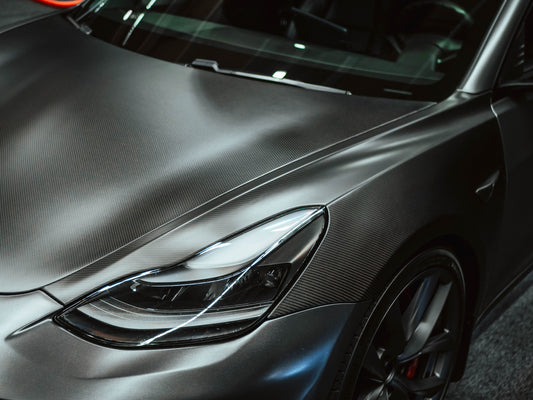 Framskärmar Kolfiber Matt / Blank Tesla Model 3