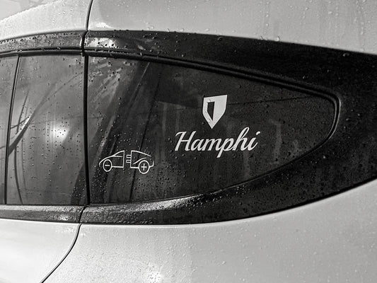 Hamphi caps svart/grå