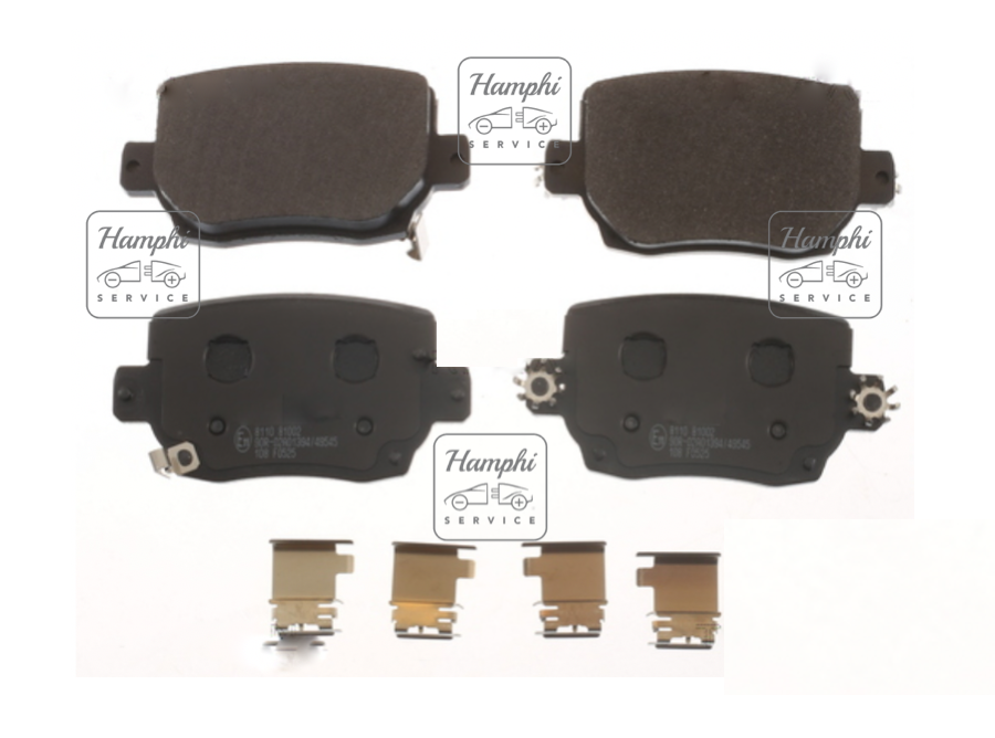 Bromsbelägg Bak - Tesla Model S/X