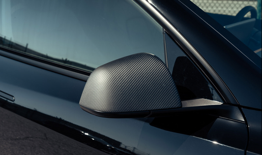 Sidospeglar Kolfiber Matt Tesla Model Y