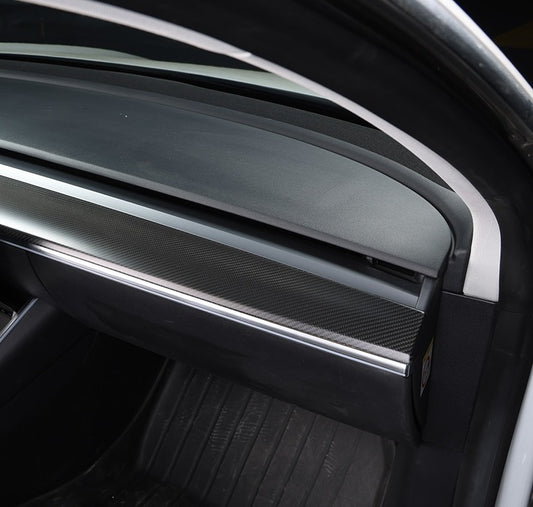 Kolfiber Panel för Instrumentpanelen Tesla Model 3 & Y