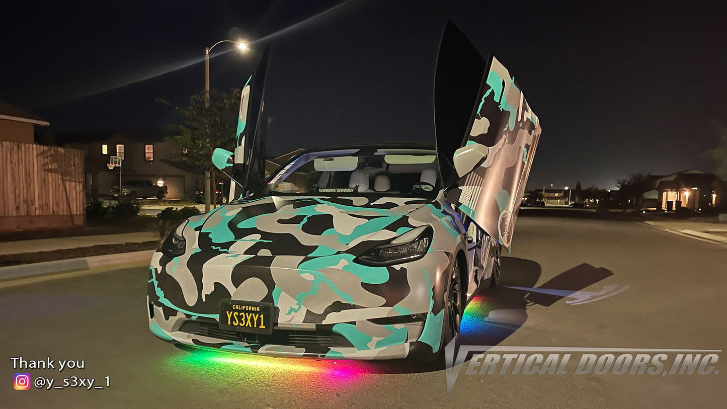 Model Y vertikala dörrar