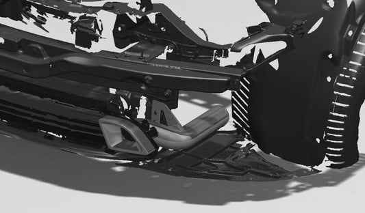 Racing Brake Duct Kit (front) Unplugged Performance Tesla Model S Plaid + LR