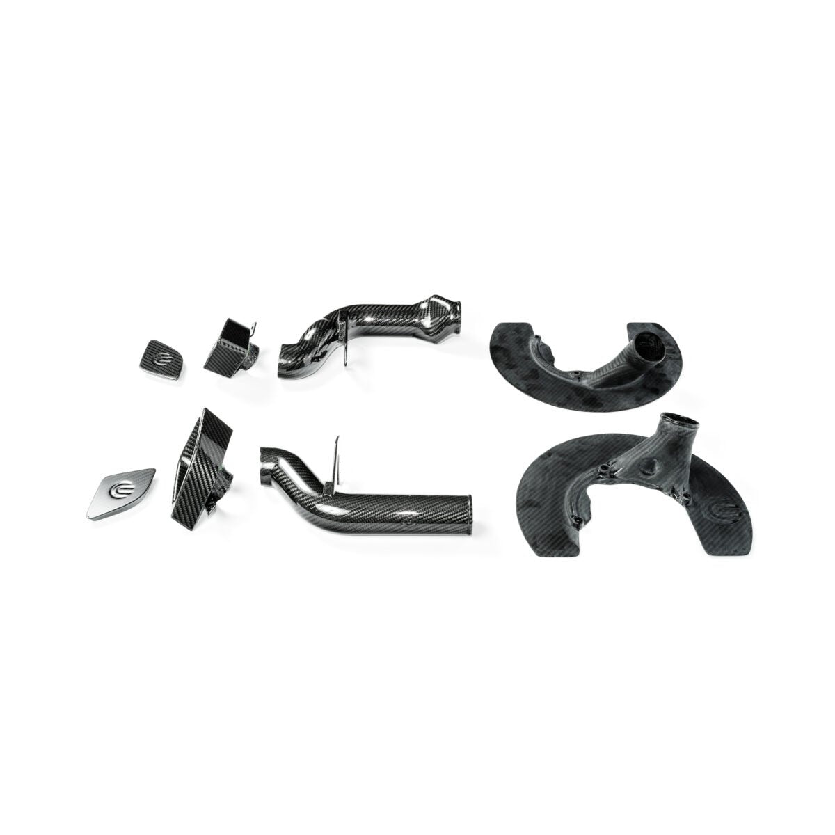 Unplugged Performance - Model S plaid Carbon Fibre Racing Brake Duct Kit (front) 2021+.