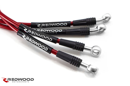 Redwood Motorsports Bremselinjer i rustfritt stål - Model 3 / Y