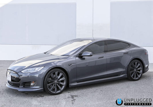 Unplugged Performance - Model S Front Spoiler & Diffuser System (2012-2016.5)