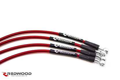 Redwood Motorsports - Model 3/Y bremseledninger i rustfrit stål