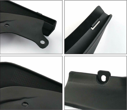 Model 3 stænkskærm - mat sort med beskyttelsesfilm