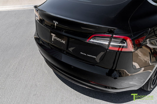 T-sportline - Model 3 Carbon Fiber Executive Trunk Spoiler