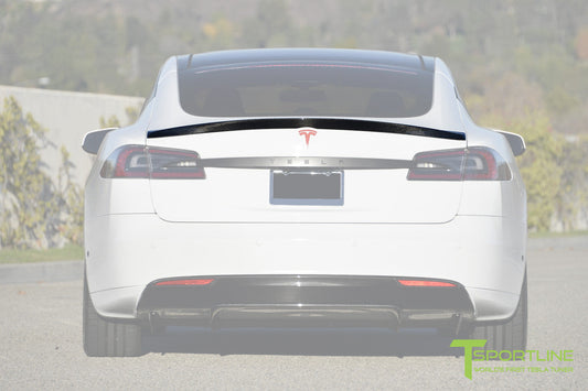 T-sportline - Model S Carbon Fiber Sport Trunk Decklid Spoiler