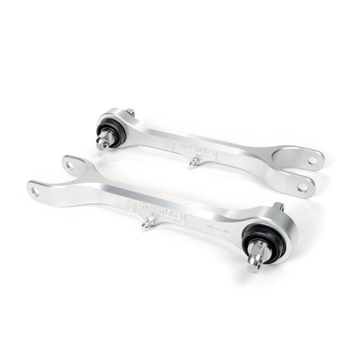 Unplugged Performance - Model S/X Plaid Billet Rear Traction Arm Set (Upper Front Link)