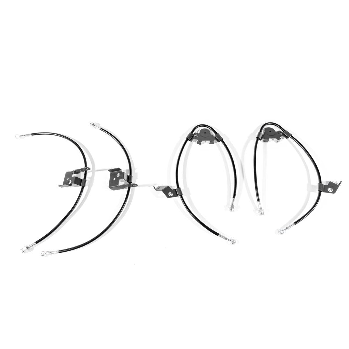 Stainless Steel Sport Brake Line Set Unplugged Performance Tesla Model S/X 2021+