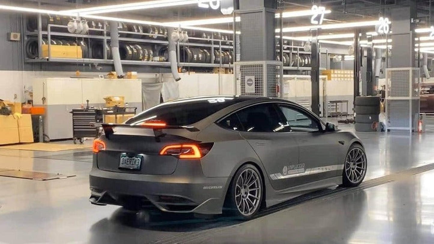 Unplugged Performance - Model 3 Ascension spoiler by Voltex