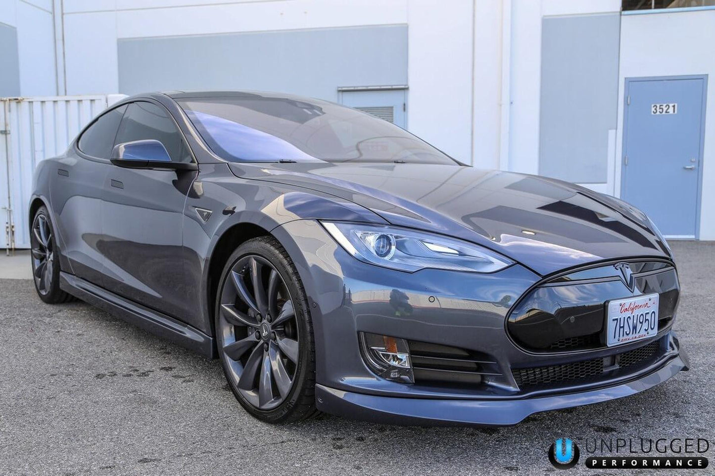Unplugged Performance - Model S Front Spoiler & Diffuser System (2012-2016.5)