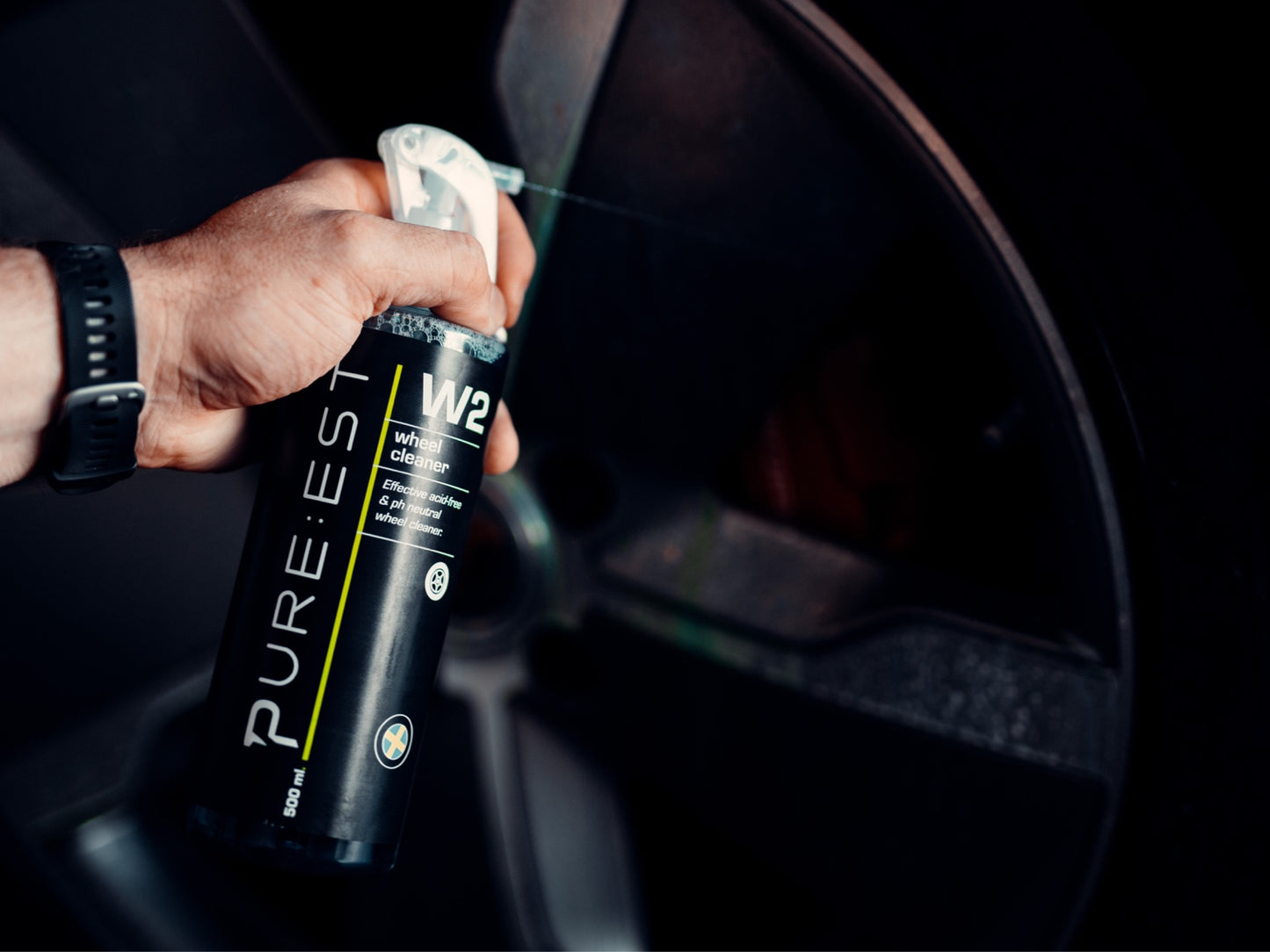 Pureest W2 Fälgrengöring Syrafri 500ml