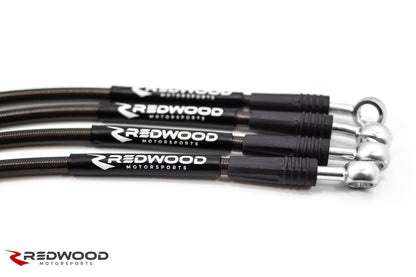 Redwood Motorsports - Model 3/Y Stainless Steel Brake Lines