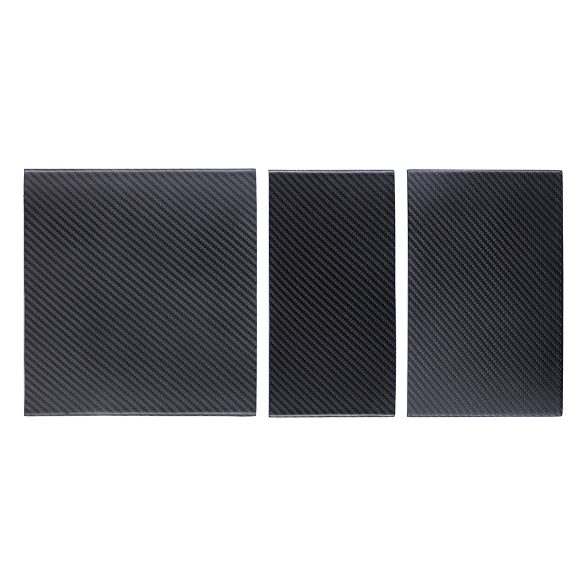 Panel Mittkonsol Kolfiber (3 delar) Tesla Model Y Juniper / Model 3 Highland