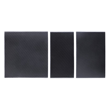 Panel Mittkonsol Kolfiber (3 delar) Tesla Model Y Juniper / Model 3 Highland