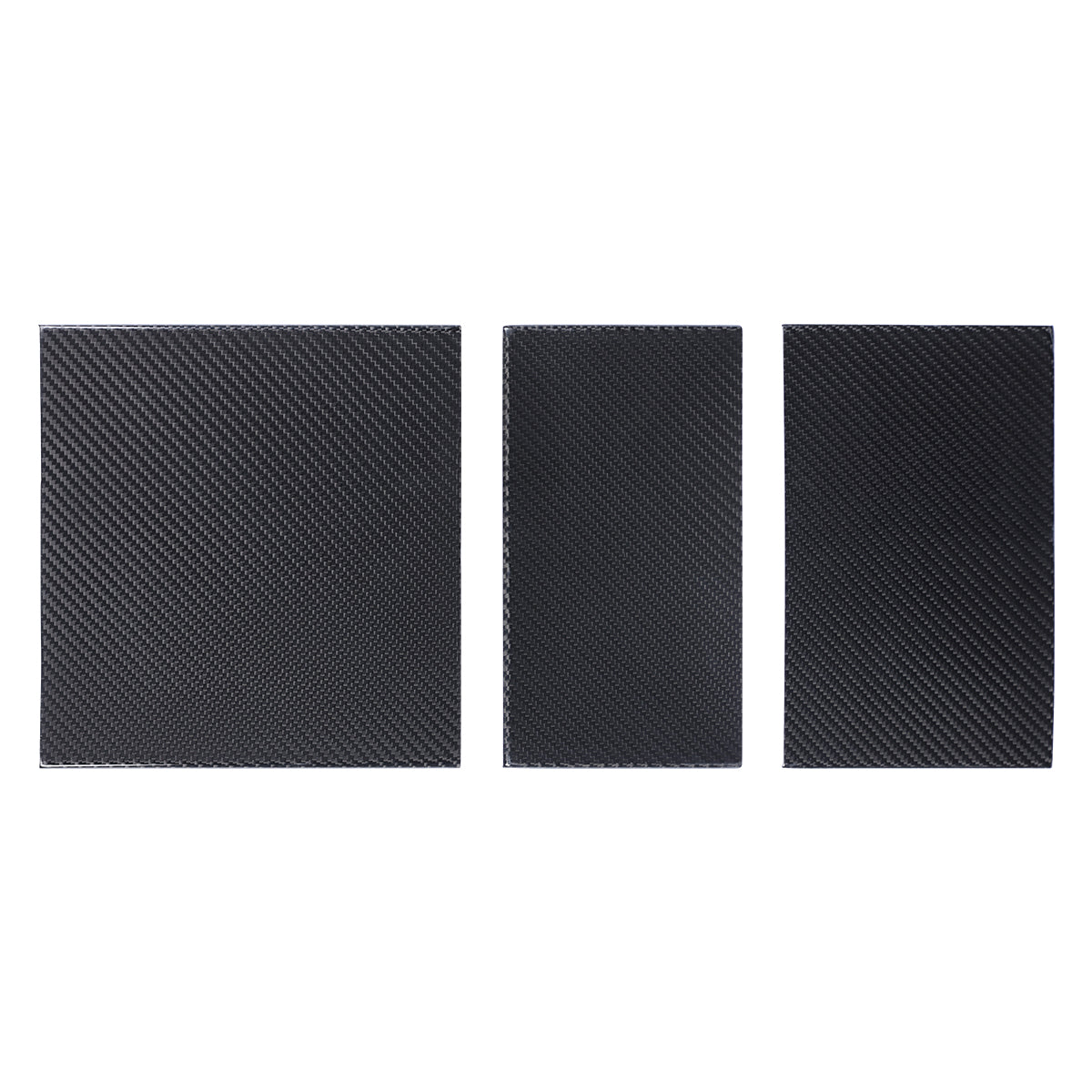 Panel Mittkonsol Kolfiber (3 delar) Tesla Model Y Juniper / Model 3 Highland