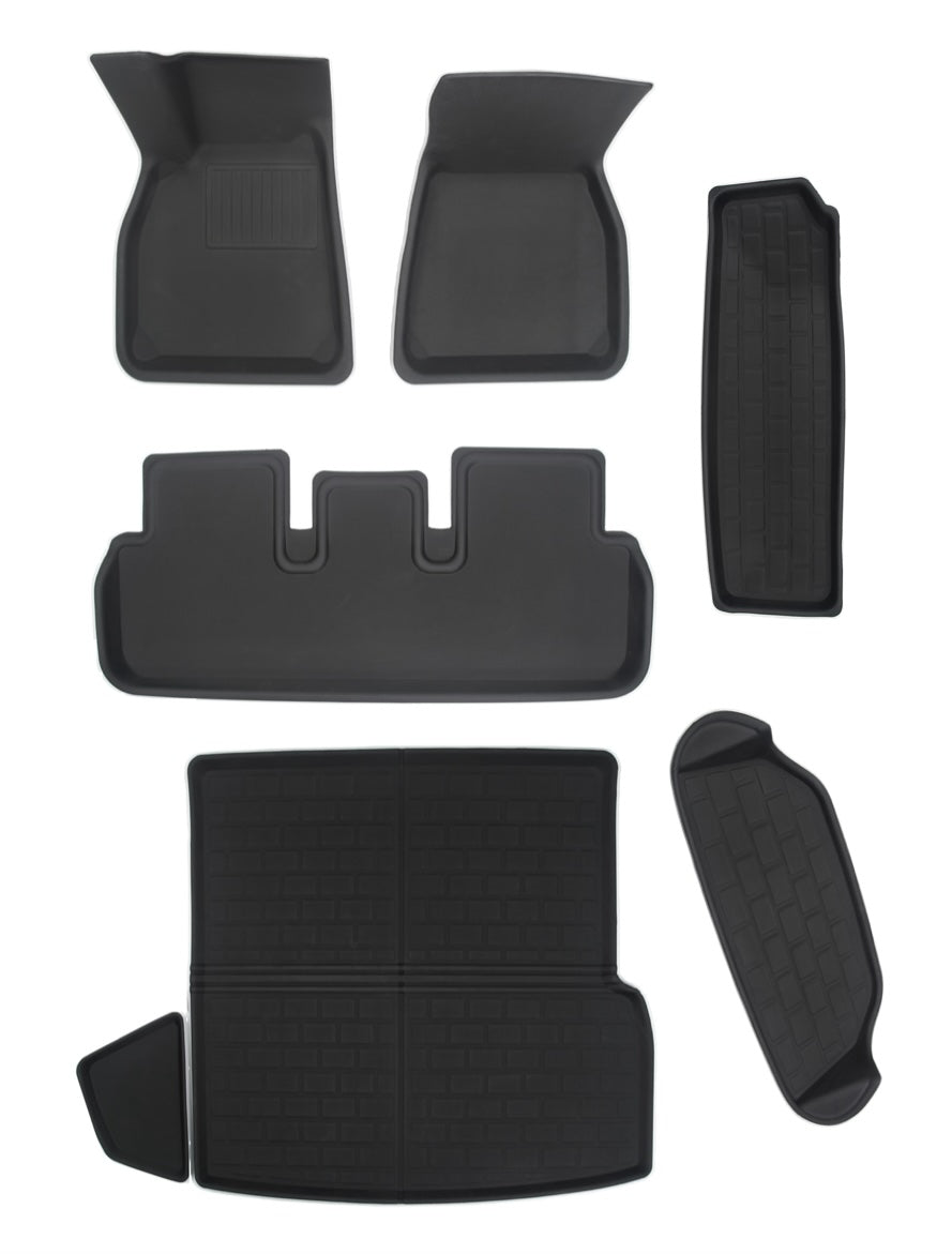 Gummimåtter stor pakke XPE Tesla Model S 2021+