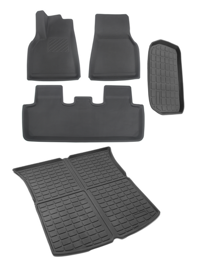 Model Y rubber mats small pack TPE + XPE