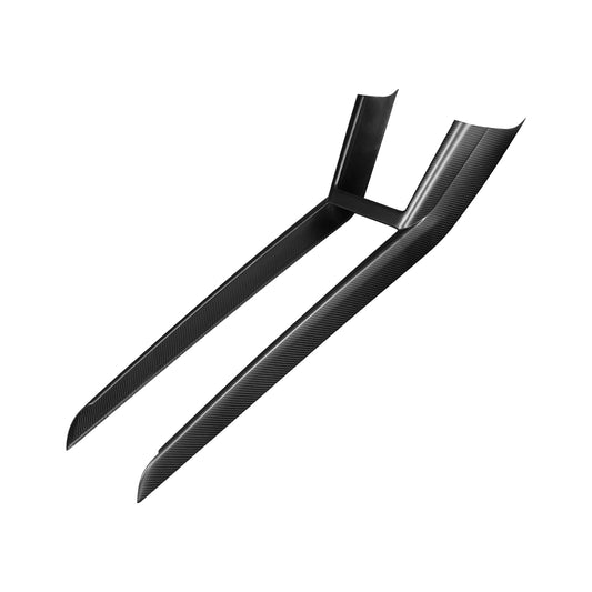 Kolfiberpanel Mittkonsol (1 del) Tesla Model Y Juniper / Model 3 Highland